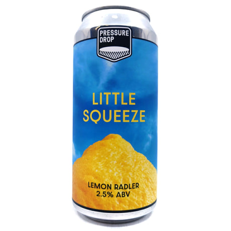 Pressure Drop Little Squeeze Lemon Radler 2.5% (440ml can)-Hop Burns & Black
