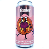 Yonder Sugar Plum & Custard Danish Pastry Sour 5% (440ml can)-Hop Burns & Black
