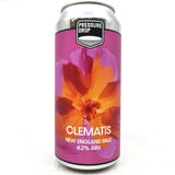 Pressure Drop Clematis New England Pale Ale 4.2% (440ml can)-Hop Burns & Black