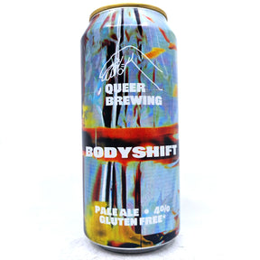 Queer Brewing Bodyshift Pale Ale 4% (440ml can)-Hop Burns & Black