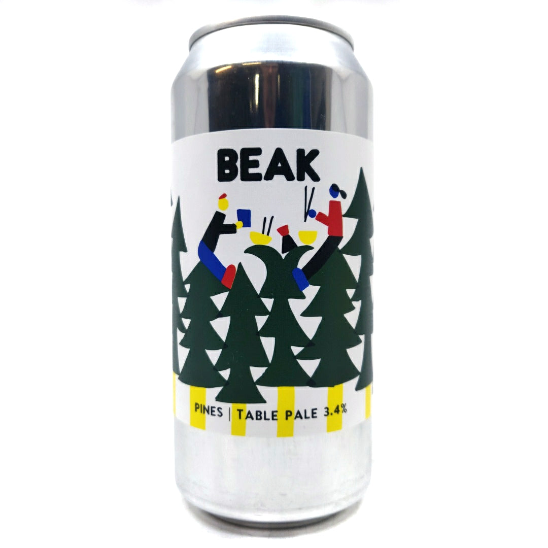 Beak Pines Table Pale 3.4% (440ml can)-Hop Burns & Black