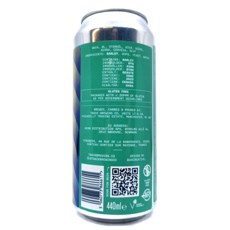 Track Hue West Coast IPA 7.2% (440ml can)-Hop Burns & Black