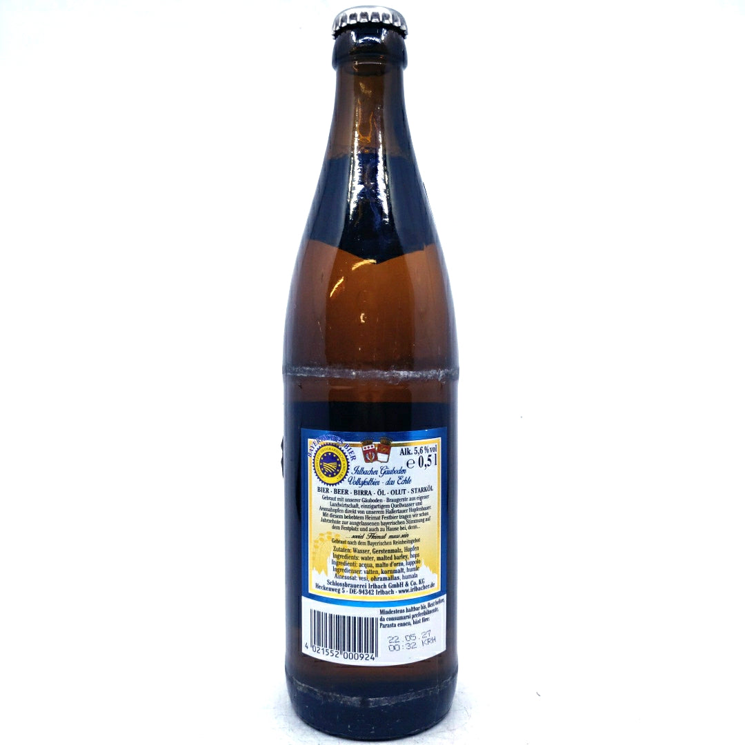 Irlbacher Premium Gauboden Volksfestbier 5.6% (500ml)