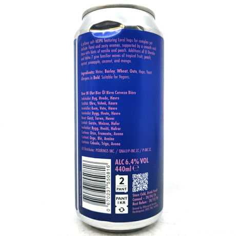 Otherworld Opaline New England IPA 6.4% (440ml can)-Hop Burns & Black