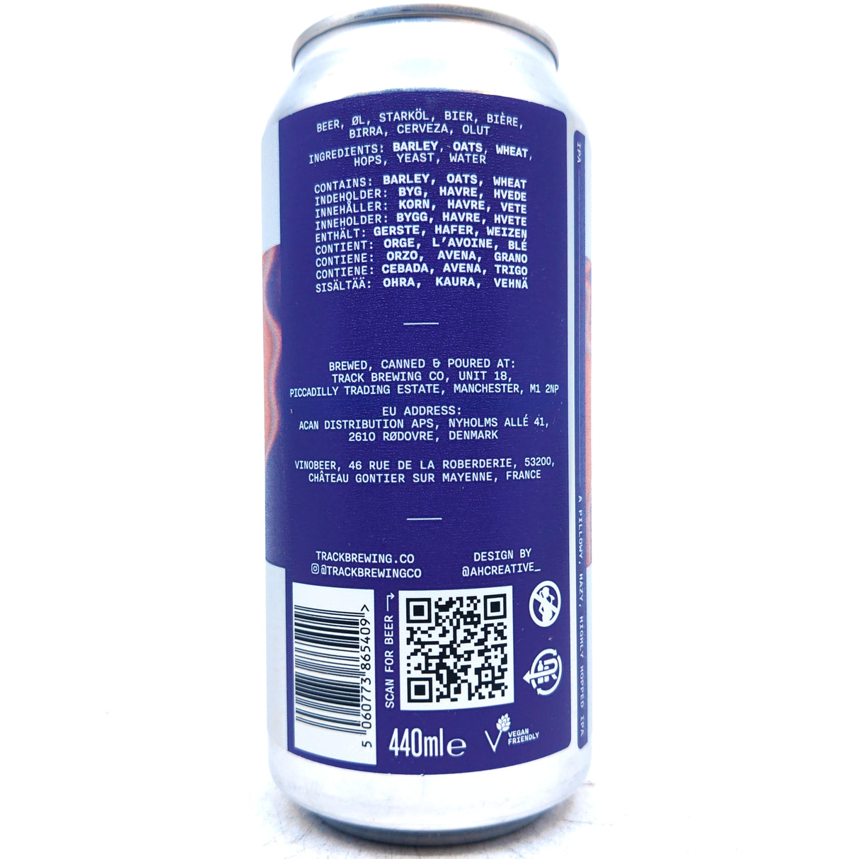 Track Let It Go IPA 6.5% (440ml can)-Hop Burns & Black