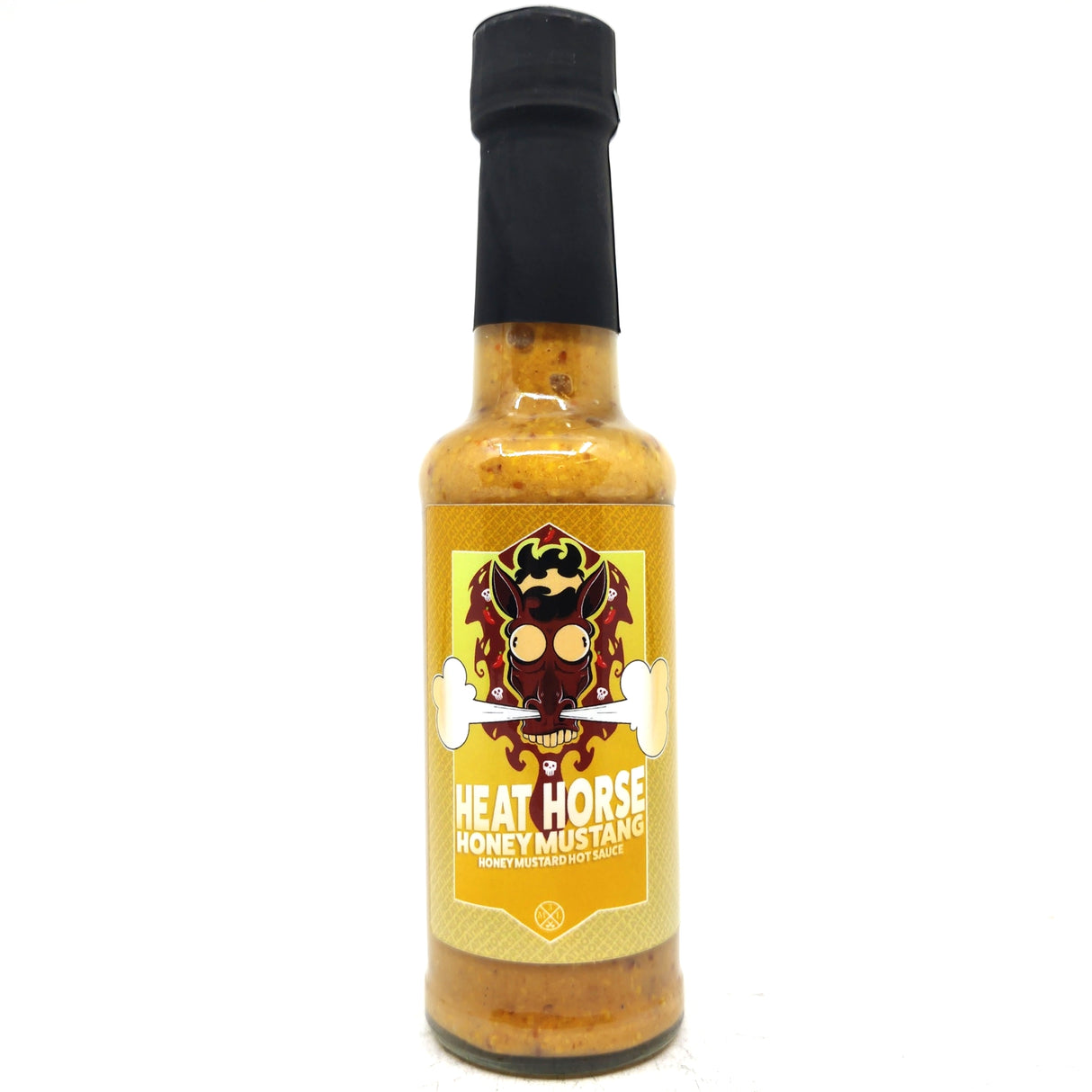 Heat Horse Honey Mustang Honey Mustard Hot Sauce (150ml)-Hop Burns & Black