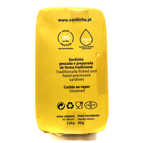 Sardinha Portuguese Sardines in Spicy Tomato (120g)-Hop Burns & Black