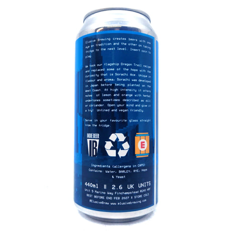 Elusive Brewing Sorachi Trail West Coast IPA 5.8% (440ml can)