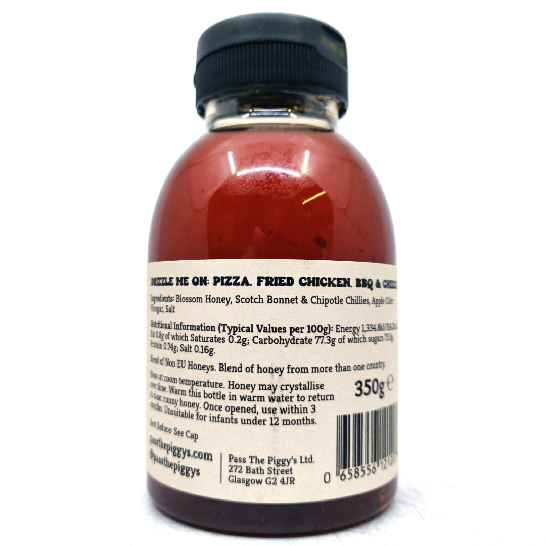 Piggy's Smokey Hot Honey (350g)-Hop Burns & Black