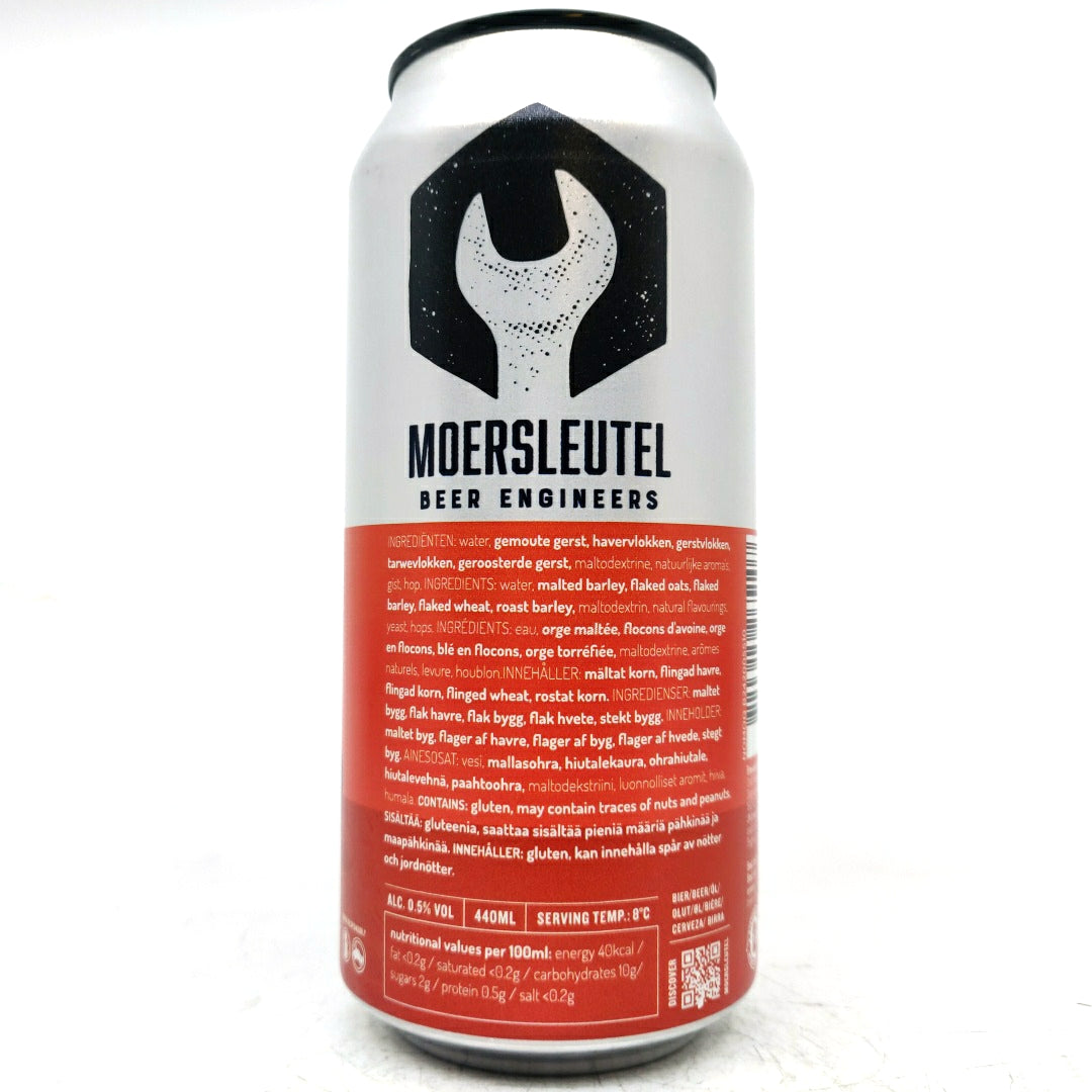 Moersleutel Motor Oil Non-Alcohol Imperial Stout 0.5% (440ml can)-Hop Burns & Black