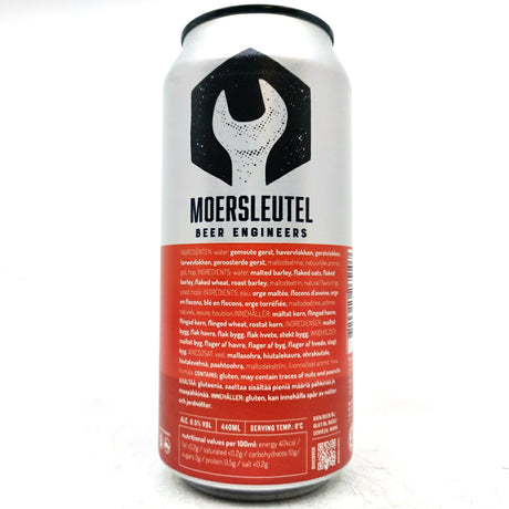 Moersleutel Motor Oil Non-Alcohol Imperial Stout 0.5% (440ml can)-Hop Burns & Black
