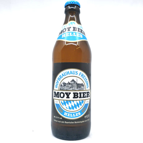 Hofbrauhaus Freising Moy Bier 5.2% (500ml)-Hop Burns & Black