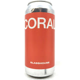 GlassHouse Coral Pale Ale 4.4% (440ml can)-Hop Burns & Black