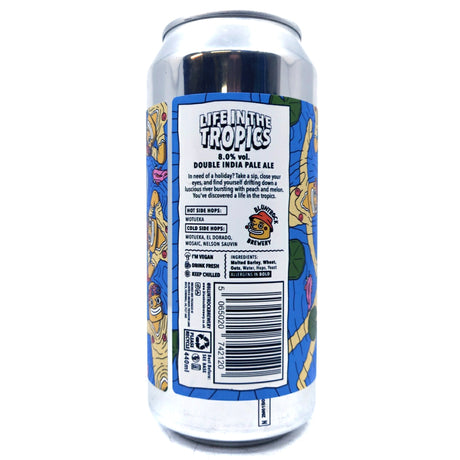Bluntrock Life In The Tropics Double IPA 8% (440ml can)