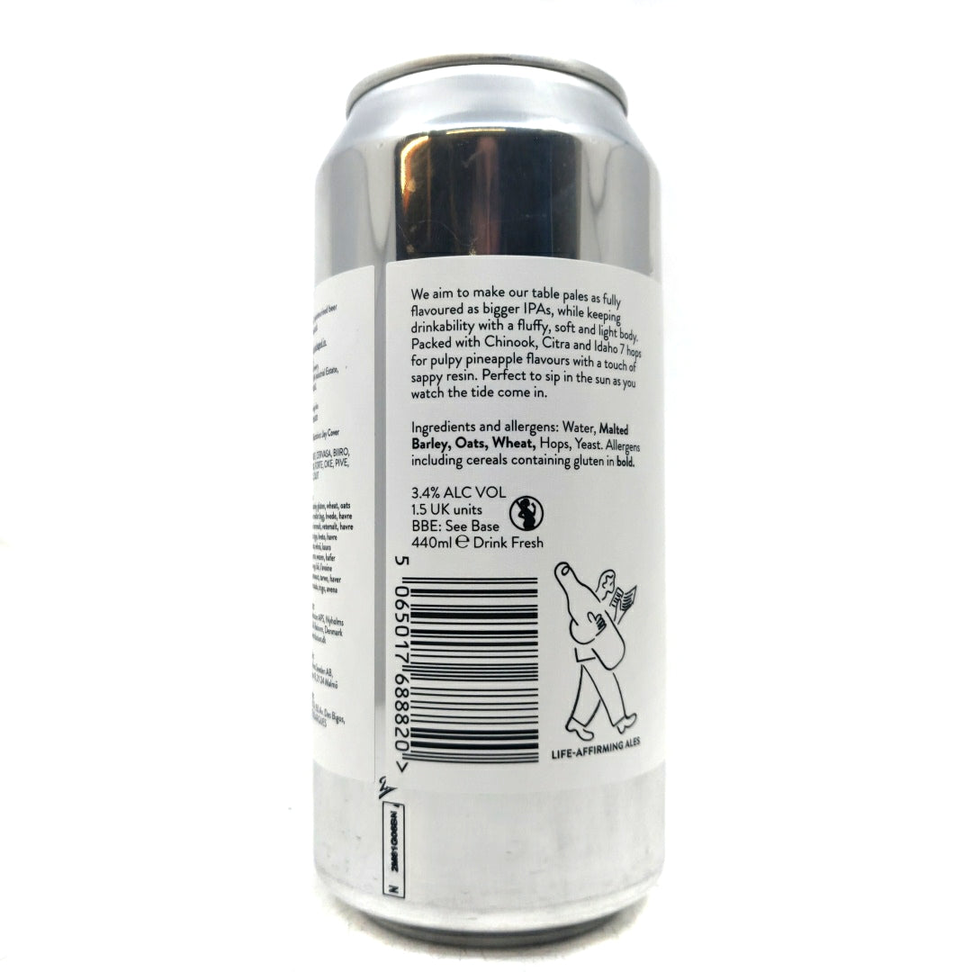 Beak Tides Table Pale Ale 3.4% (440ml can)-Hop Burns & Black