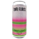 Two Flints First Light Hazy IPA 6.5% (440ml can)-Hop Burns & Black