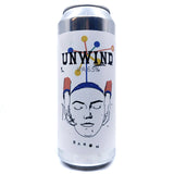 Baron Brewing Unwind IPA 6.5% (500ml can)-Hop Burns & Black
