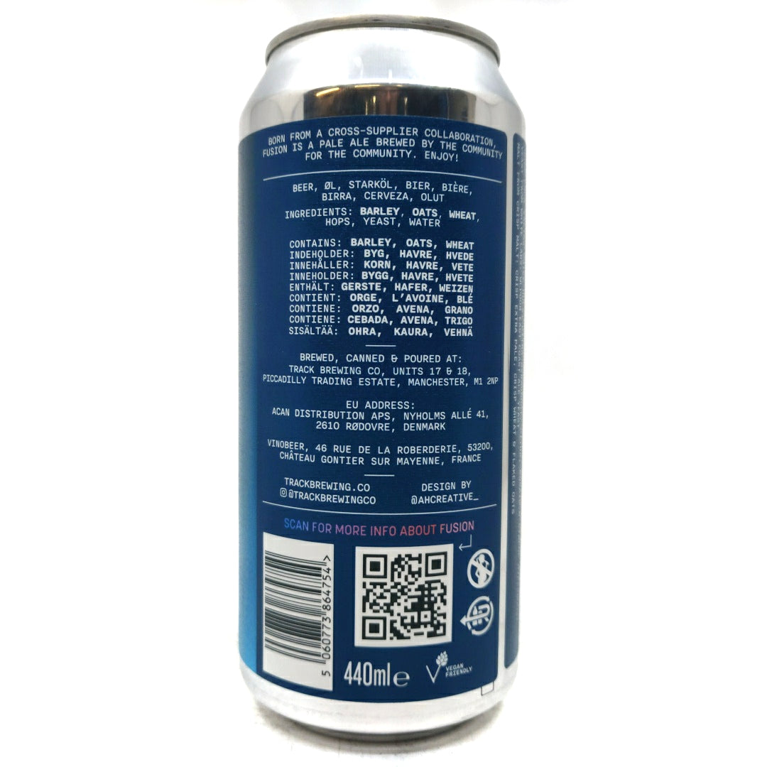 Track Fusion Pale Ale 5.1% (440ml can)-Hop Burns & Black