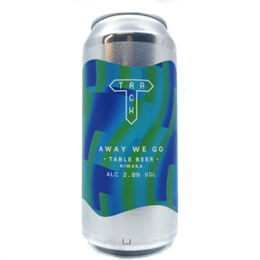 Track Away We Go Table Beer 2.8% (440ml can)-Hop Burns & Black