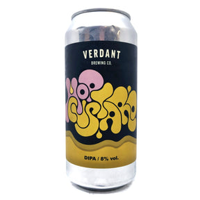 Verdant Hop Custard Double IPA 8% (440ml can)-Hop Burns & Black
