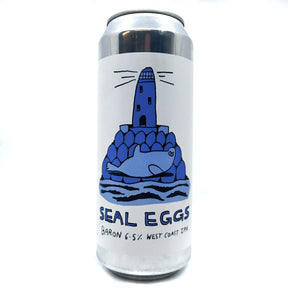 Baron Brewing Seal Eggs West Coast IPA 6,5% (500ml can)-Hop Burns & Black