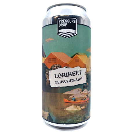 Pressure Drop Lorikeet DDH NEIPA 6.8% (440ml can)-Hop Burns & Black