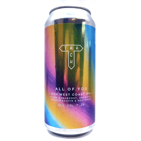 Track All Of You DDH West Coast IPA 7.2% (440ml can)-Hop Burns & Black