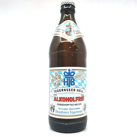 Tegernsee Hell Alkoholfrei 0.5% (500ml)-Hop Burns & Black