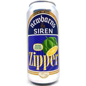 Newbarns x Siren Craft Brew Zipper Extra Hopped Radler 5% (440ml can)-Hop Burns & Black