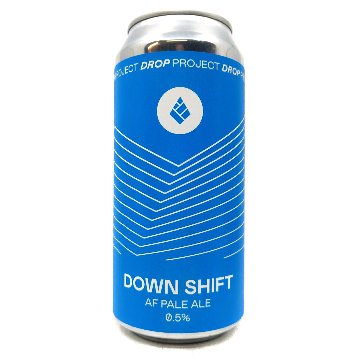 Drop Project Down Shift Alcohol-free Pale Ale 0.5% (440ml can)-Hop Burns & Black