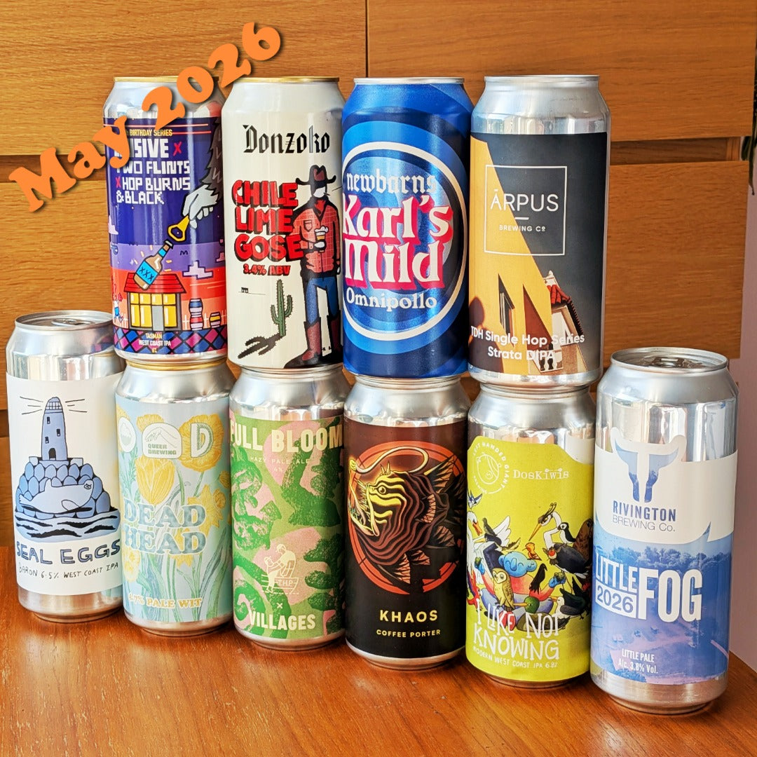 6 month pre-paid All Killer No Filler beer box GIFT-Hop Burns & Black