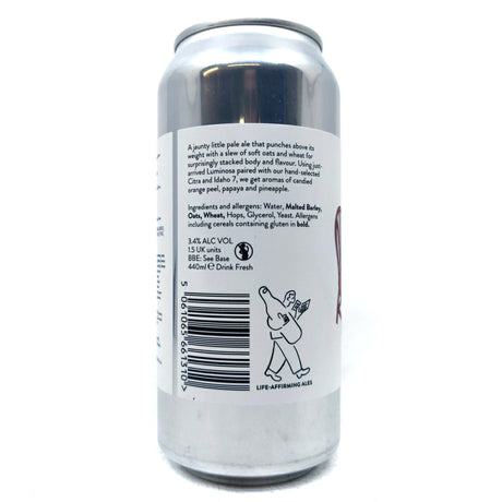 Beak Spirals Table Pale Ale 3.4% (440ml can)-Hop Burns & Black