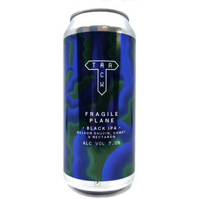 Track Fragile Plane Black IPA 7% (440ml can)-Hop Burns & Black