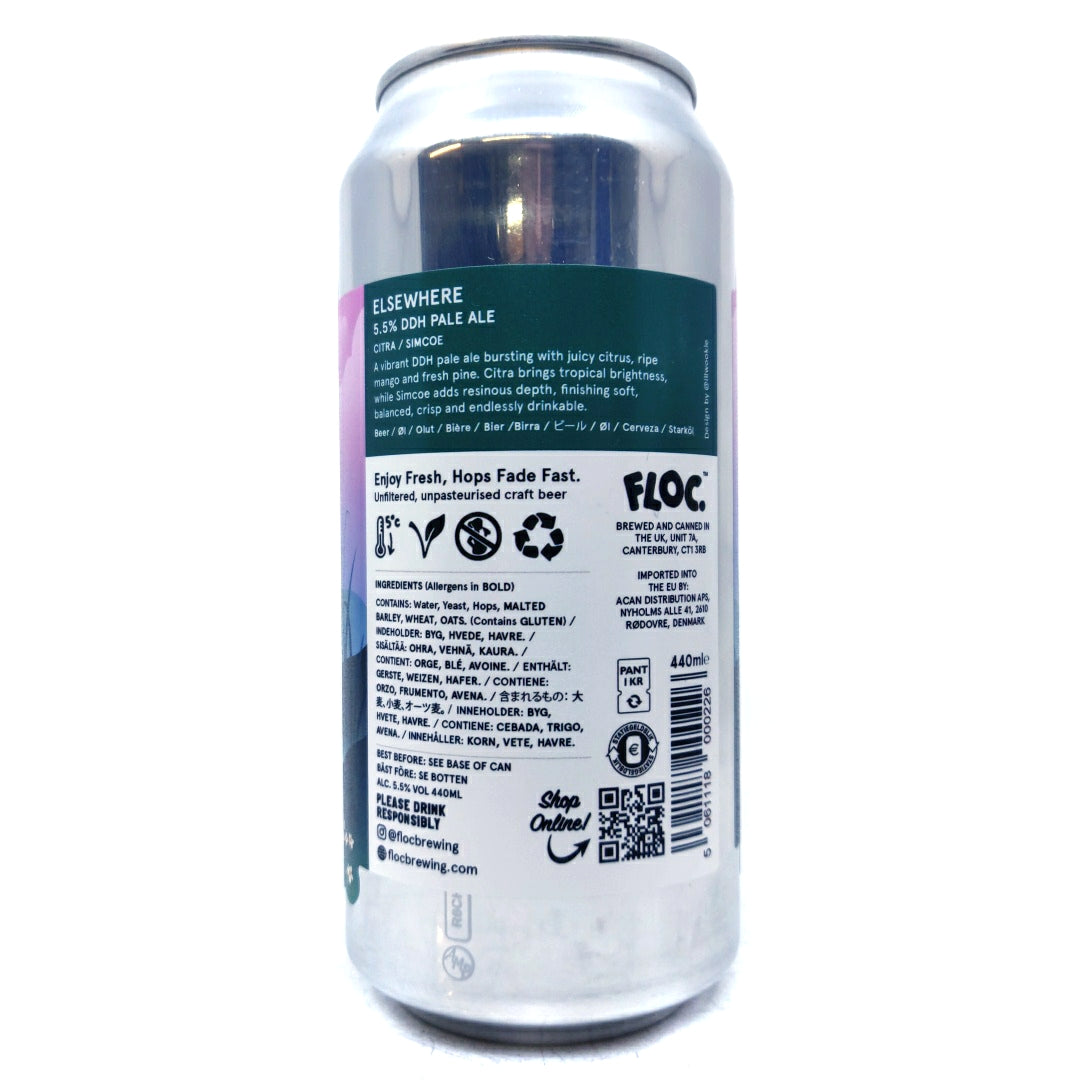 Floc Elsewhere DDH Pale Ale 5.5% (440ml can)