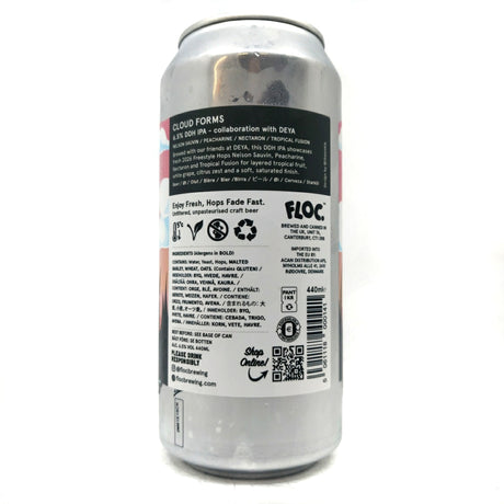 Floc Brewing x DEYA Cloud Forms DDH IPA 6.5% (440ml can)