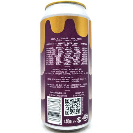 Track Overturn Gold Top Double IPA 8.4% (440ml can)-Hop Burns & Black