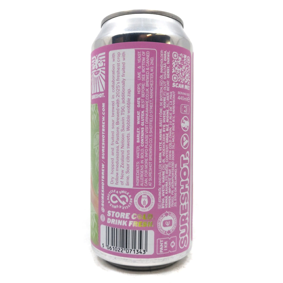 Sureshot x Pastore Tim The Human Jellyfish Dry Hopped Sour 5% (440ml can)-Hop Burns & Black