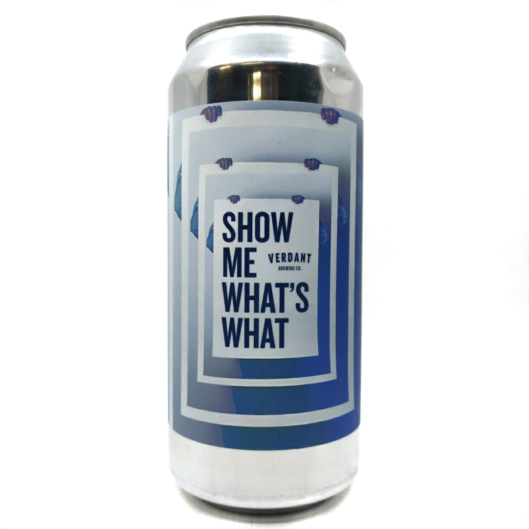 Verdant Show Me What's What IPA 6.5% (440ml can)-Hop Burns & Black