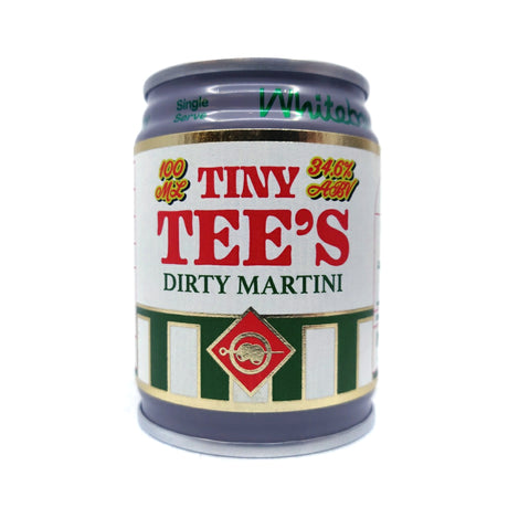 Whitebox Tiny Tee's Dirty Martini 34% (100ml can)-Hop Burns & Black