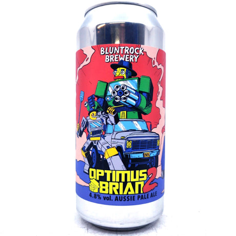 Bluntrock Optimus Brian 2 Aussie Pale Ale 4.8% (440ml can)-Hop Burns & Black