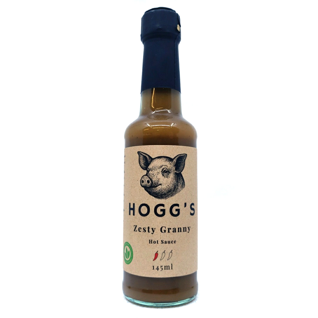 Hogg's Zesty Granny Hot Sauce (145ml)-Hop Burns & Black