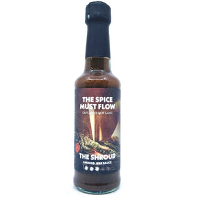The Spice Must Flow The Shroud Smoked Jerk Style Hot Sauce (150ml)-Hop Burns & Black