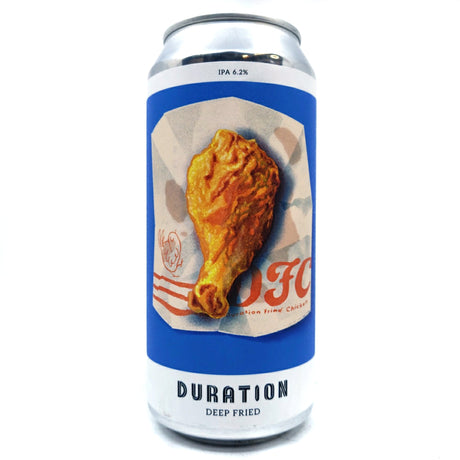 Duration Deep Fried IPA 6.2% (440ml can)-Hop Burns & Black