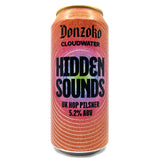 Donzoko x Cloudwater Hidden Sounds Uk Hop Pilsner 5.2% (440ml can)-Hop Burns & Black