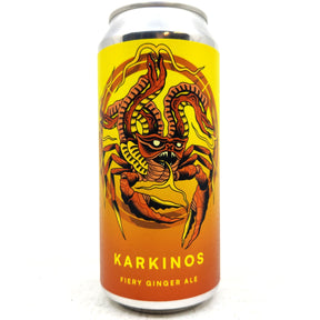 Otherworld Karkinos Ginger Ale 4.6% (440ml can)-Hop Burns & Black