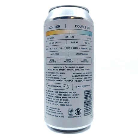 Two Flints NZ-109 Bract Project Double IPA 6.5% (440ml can)-Hop Burns & Black