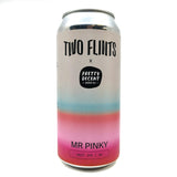 Two Flints x Pretty Decent Mr Pinky Hazy IPA 6% (440ml can)-Hop Burns & Black