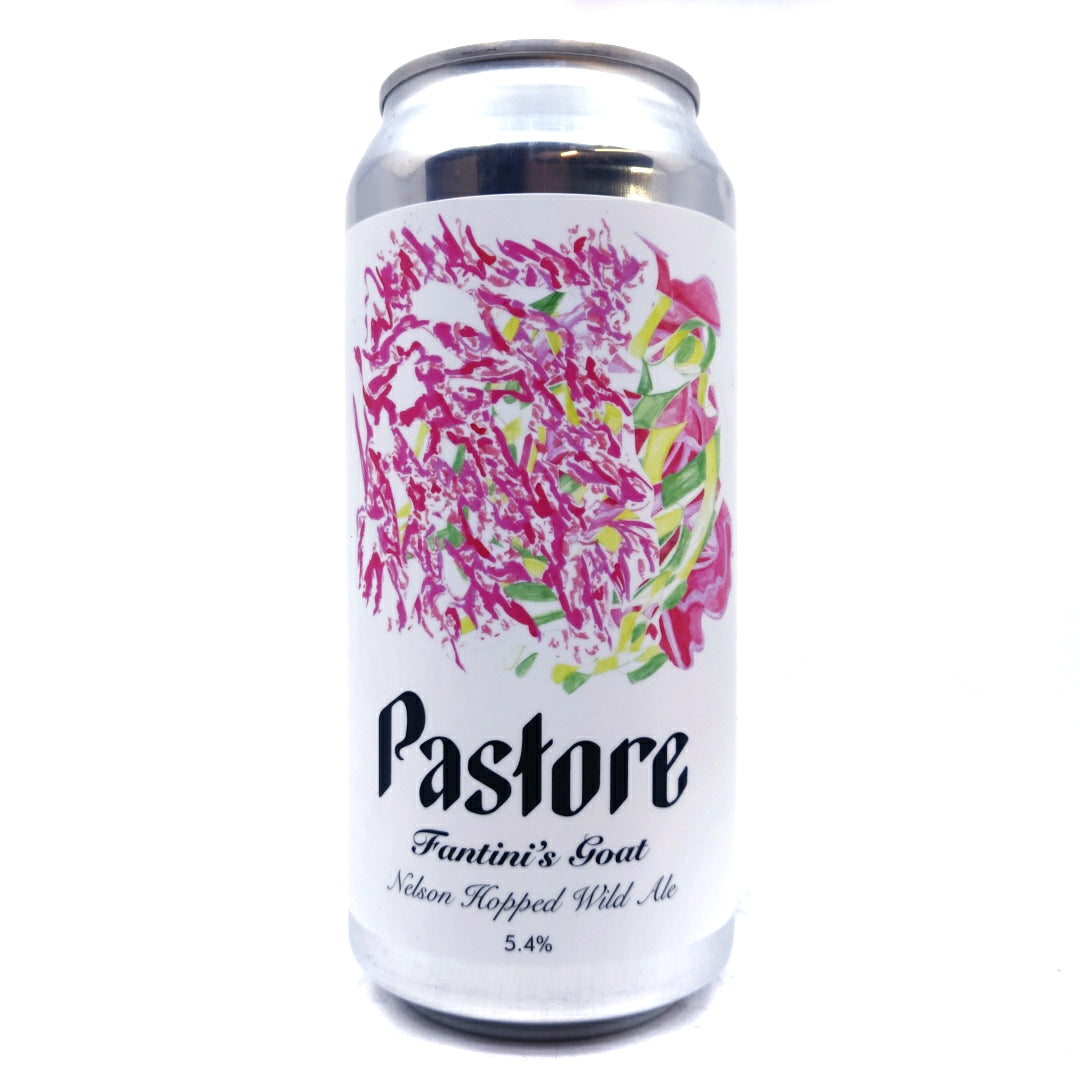 Pastore Fantini's Goat Nelson Hopped Wild Ale 5.4% (440ml can)-Hop Burns & Black