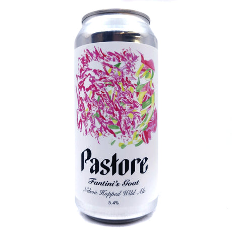 Pastore Fantini's Goat Nelson Hopped Wild Ale 5.4% (440ml can)-Hop Burns & Black