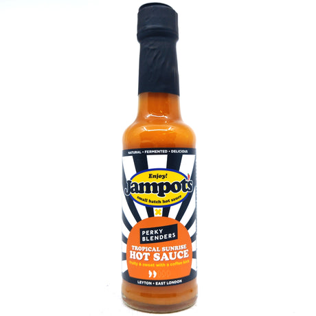 Jampot's x Perky Blenders Tropical Sunrise Hot Sauce (150ml)-Hop Burns & Black